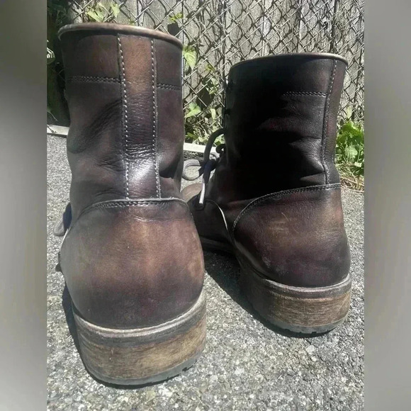 Vintage Men’s Brown Magnanni Military Boots Size 10 - Picture 4 of 12